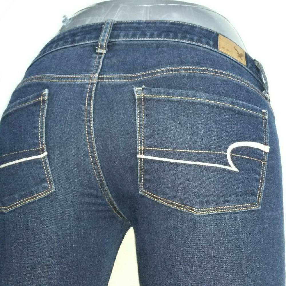 AEO Size 6/28 Long "Skinny Super Stretch" Jeans